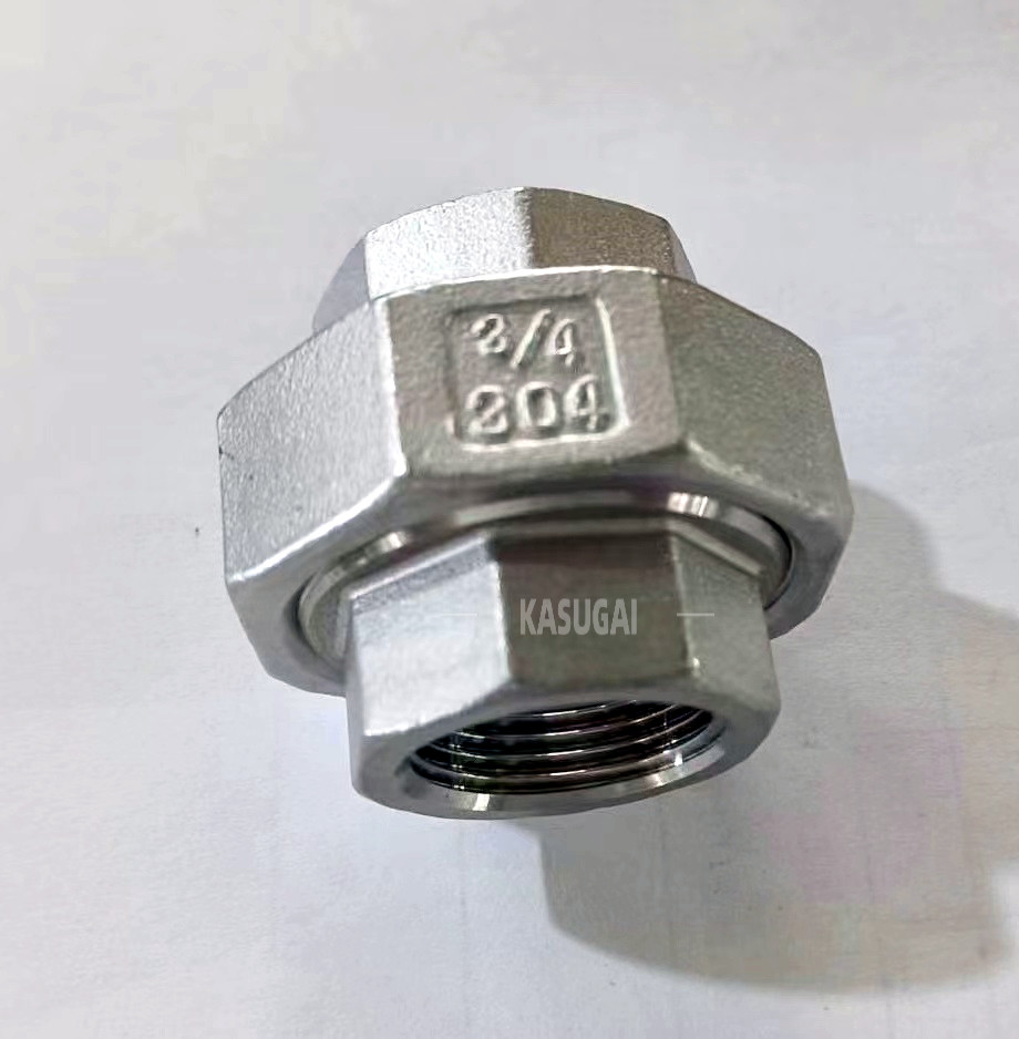 2 Inch Offset Union CL150 2 Inch Threaded Union , Stainless Steel Threaded Union Fitting ...