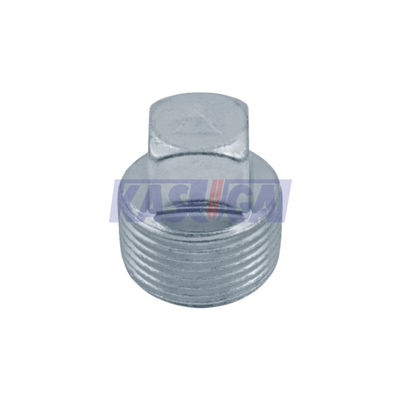 Threaded Square Head Plug , Carton Steel High Pressure ASTM A234 Fittings